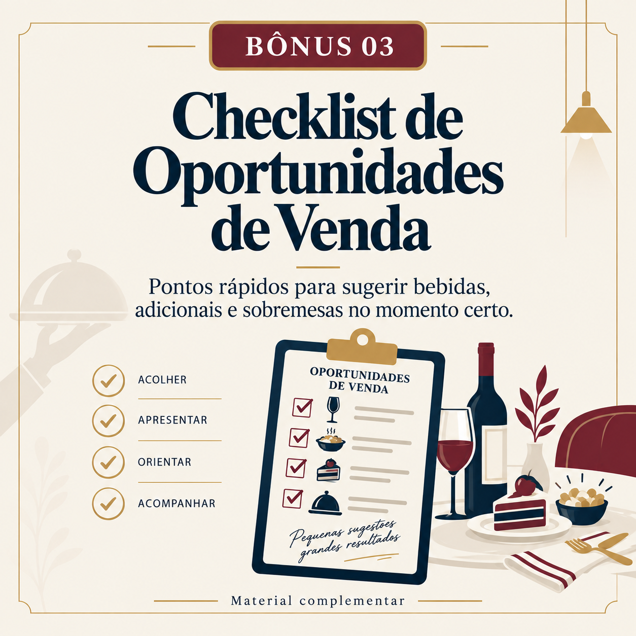 Checklist de Oportunidades de Venda